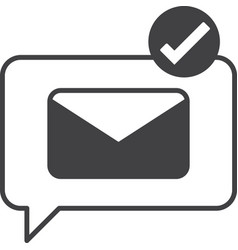 Message Box With Email In Minimal Style