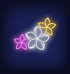 Three Flowers Neon Sign