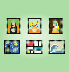 Worlds Most Famous Painting In Pixel Art