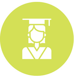 Female Graduate Icon Image