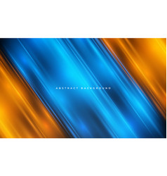 Orange And Blue Abstract Background With Glowing