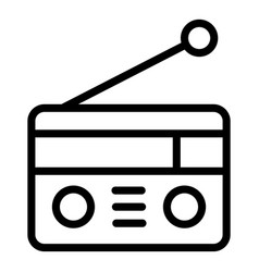 Radio Stream Icon Outline Video Conference