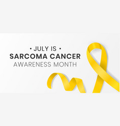 Sarcoma Cancer Awareness Month Banner Design