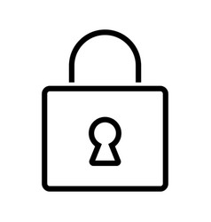 Simple Lock Icon Or Security Symbol