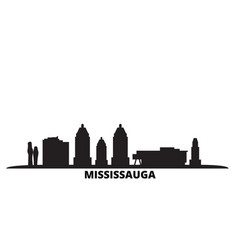 Canada Mississauga City Skyline Isolated