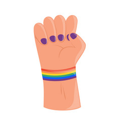 Lgbt Hand With Bracelet