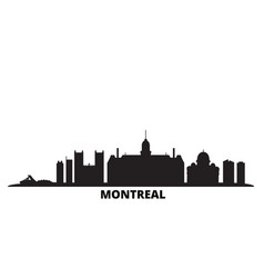 Canada Montreal City Skyline Isolated