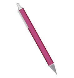 Pink Pencil On A White Background