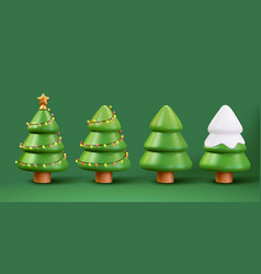 3d Christmas Tree Set