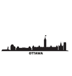 Canada Ottawa City Skyline Isolated