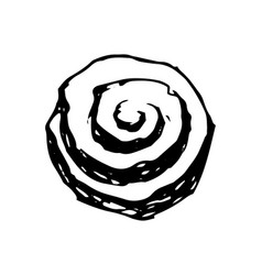 Cinnamon Roll Hand Drawn