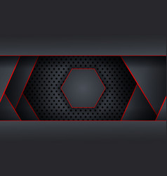 Futuristic Red And Black Background Design