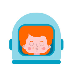 Little Girl In Space Helmet Kids