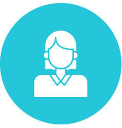 Female Student Icon Image