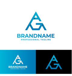 Letter Ag Monogram Logo Suitable For Business