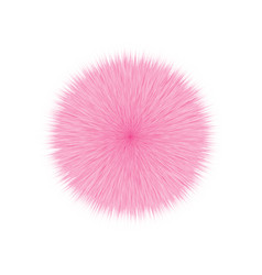 Pink Fluffy Hair Ball