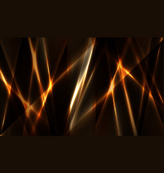 Black Abstract Background With Glowing Orange