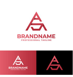 Letter As Monogram Logo Suitable For Business