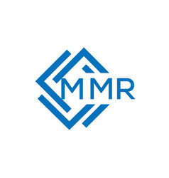 Mmr Letter Logo Design On White Background