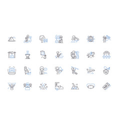 Venture Business Line Icons Collection