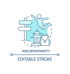 Add Spontaneity Turquoise Concept Icon