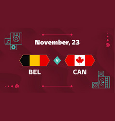 Belgium Vs Canada Football 2022 Group F World