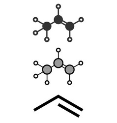 Propene Propylene Molecule Polypropylene Pp