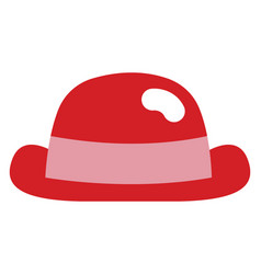 Red Hat On A White Background