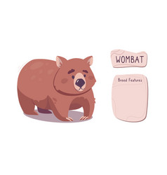 Cute Marsupial Beast Wombat Funny