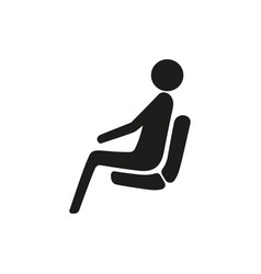 Sitting Passenger Icon