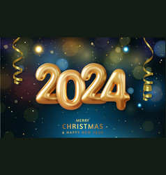 3d Happy New Year 2024 Background