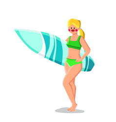 Girl Woman Surfing Beach