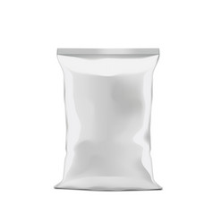 White Blank Plastic Bag Packaging For Snack