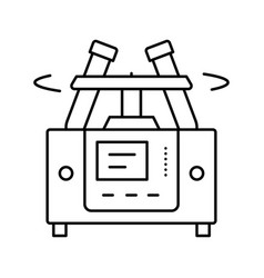 Laboratory Centrifuge Line Icon Isolated