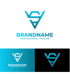 Letter Vs Monogram Logo Suitable For Business