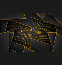 Luxury Gold And Black Background Design