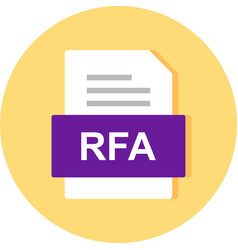 Rfa File Document Icon