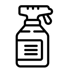 Clean Spray Icon Outline Disinfect Bottle