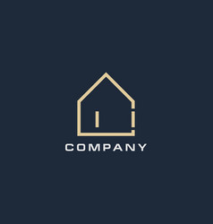 Initial Letter Ii Real Estate Logo With Simple