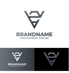 Letter Vz Monogram Logo Suitable For Business