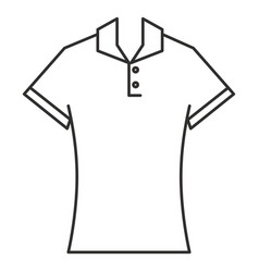 Polo T Shirt Stroke Icon