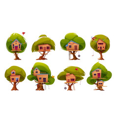 Wooden Tree Houses For Children