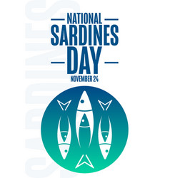 National Sardines Day November 24 Holiday