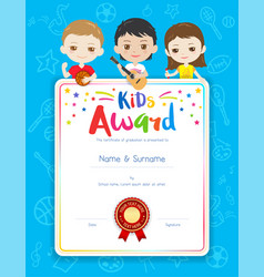 kid award certificate