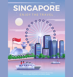 Singapore Travel Poster