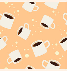 White Espresso Cup Pattern