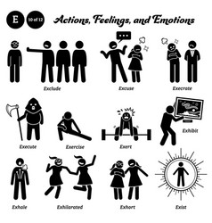 Stick Figure Human People Man Action Feelings