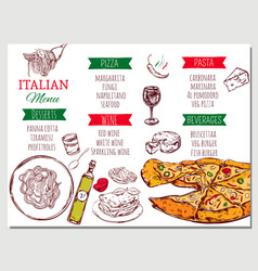 Italian Restaurant Menu