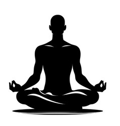 Silhouette Of A Person Practicing Mindfulness