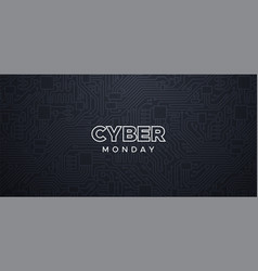 Cyber Monday Commercial Event Sale Banner Design